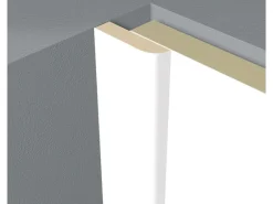 Abdeckleiste Edelweiß Pore 25 mm x 6 mm Länge 2600 mm