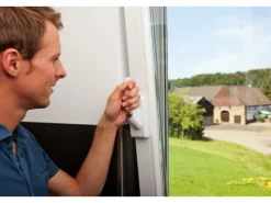 Abus Fenstergriff-Schloss mit Alarm FO400A AL0089 gleichschließend Weiß