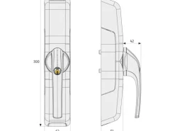 Abus Funk-Fensterantrieb HomeTec Pro FCA3000 Silber