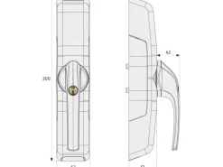 Abus Funk-Fensterantrieb HomeTec Pro FCA3000 Weiß