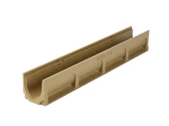 ACO Galaline Polymerbetonrinne 1 m mit Ablauföffnung