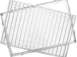 ACO Gitterrost mit Zarge Stahl verzinkt 100 cm x 40 cm MW 30/10
