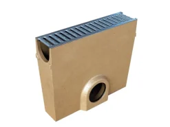 ACO Self Einlaufkasten für Standardline mit Stegrost 0,5 m