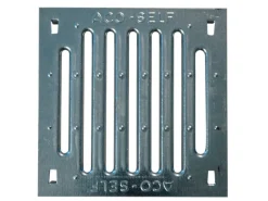 ACO Self Stahlrost verzinkt für Hofablauf