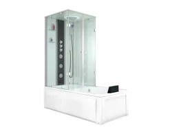 AcquaVapore Whirlpool Dusche Kombination K05-R02-WP-EC Duschtempel 90x180