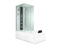 AcquaVapore Whirlpool Dusche Kombination K05-R02-WP-EC Duschtempel 90x180