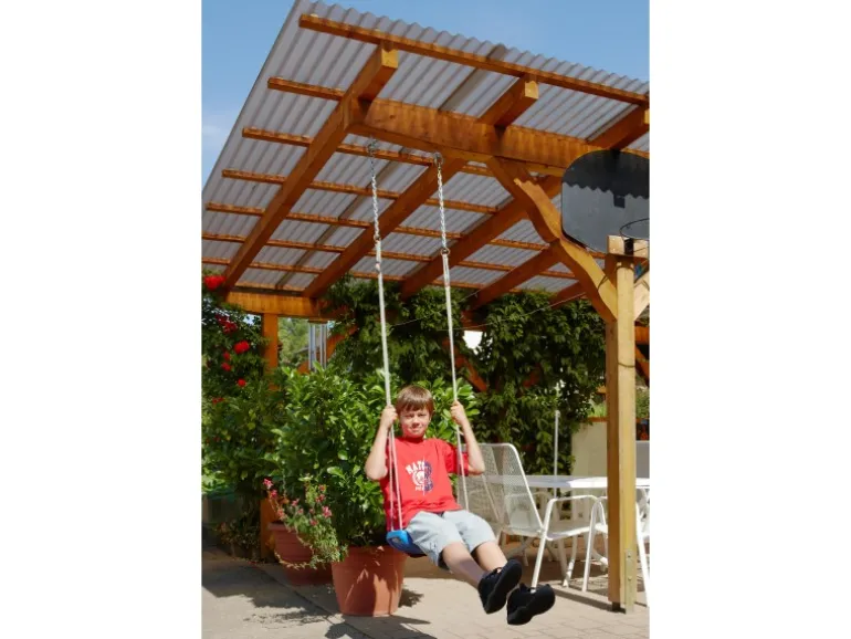 Acryl-Profilplatte Sinus 76/18 Wabe Bronze 200 cm x 104,5 cm