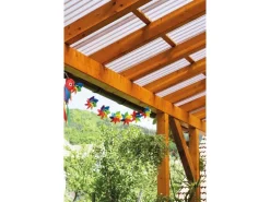 Acryl-Profilplatte Sinus 76/18 Wabe Bronze 200 cm x 104,5 cm