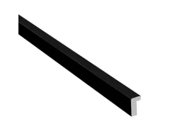 Akustik Einfassprofil Foliert 1,4 cm x 2,4 cm x 250 cm Schwarz Matt