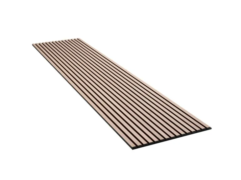 Akustikpaneel Buche MDF Schwarz Filz Schwarz 60 cm x 300 cm FSC®