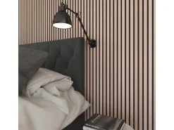 Akustikpaneel Buche MDF Schwarz Filz Schwarz 60 cm x 300 cm FSC®