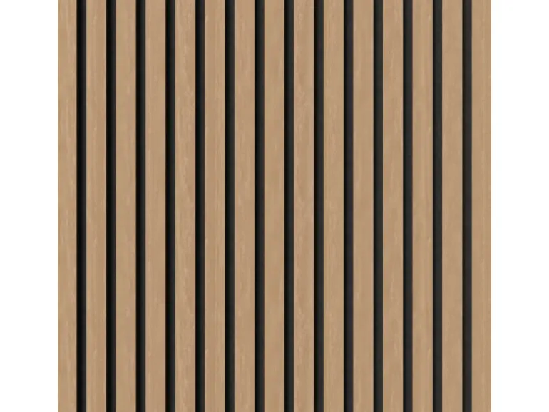 Akustikpaneel Buche MDF Schwarz Filz Schwarz 60 cm x 240 cm FSC®