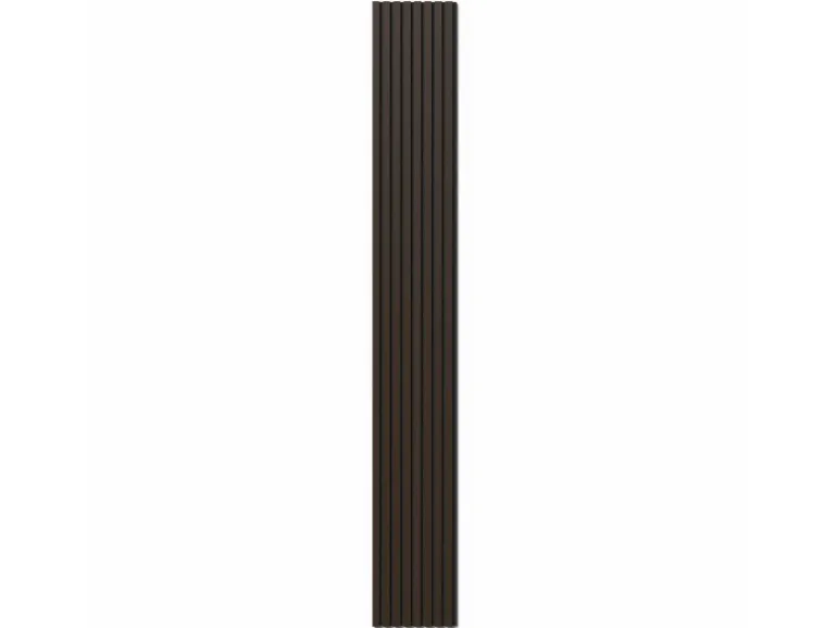 Akustikpaneel Eiche Geräuchert MDF Schwarz Filz Schwarz 32 x 240 cm 2 Stück FSC®