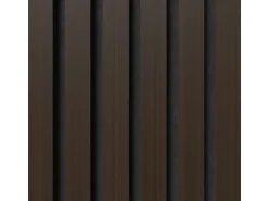 Akustikpaneel Eiche Geräuchert MDF Schwarz Filz Schwarz 32 x 240 cm 2 Stück FSC®