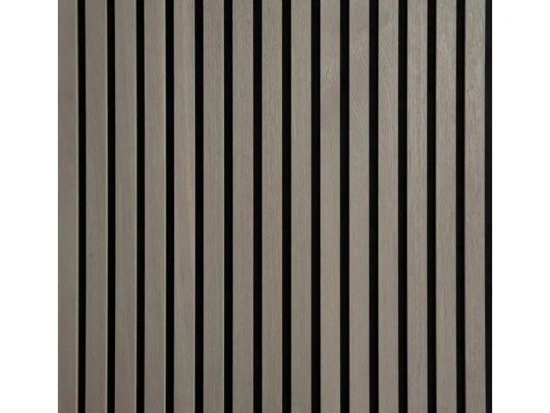 Akustikpaneel Eiche Grau MDF Braun Filz Schwarz 60 cm x 300 cm FSC®