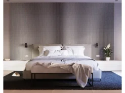 Akustikpaneel Esche MDF Schwarz Filz Schwarz 60 cm x 270 cm FSC®