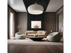 Akustikpaneel Foliert 56,1 cm x 240 cm Leder Schwarz