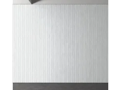 Akustikpaneel Foliert Basic Weiß Filz Weiß 32 cm x 240 cm 2 Stück FSC®