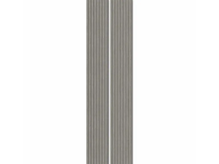 Akustikpaneel Foliert Eiche Grau Filz Grau 32 cm x 240 cm 2 Stück FSC®