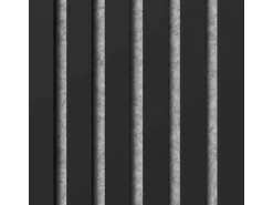 Akustikpaneel Foliert Schwarz Filz Grau 32 cm x 240 cm 2 Stück FSC®