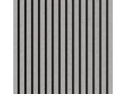 Akustikpaneel Laminat Betongrau MDF Schwarz Filz Schwarz 60 cm x 120 cm 2 Stück