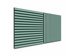 Akustikpaneel Lino Aquavert MDF Schwarz Filz Schwarz 60 cm x 60 cm 2 Stück