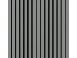 Akustikpaneel Lino Ash MDF Schwarz Filz Schwarz 60 cm x 120 cm 2 Stück