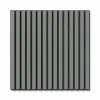 Akustikpaneel Lino Ash MDF Schwarz Filz Schwarz 60 cm x 60 cm 2 Stück