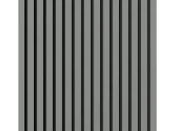 Akustikpaneel Lino Ash MDF Schwarz Filz Schwarz 60 cm x 60 cm 2 Stück