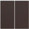 Akustikpaneel Lino Burgundy MDF Schwarz Filz Schwarz 60 cm x 120 cm 2 Stück