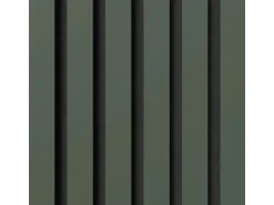 Akustikpaneel Lino Conifer MDF Schwarz Filz Schwarz 60 cm x 120 cm 2 Stück