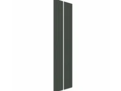 Akustikpaneel Lino Conifer MDF Schwarz Filz Schwarz 32 cm x 240 cm 2 Stück