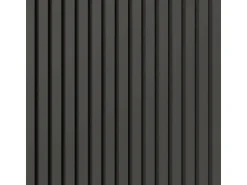 Akustikpaneel Lino Iron MDF Schwarz Filz Schwarz 60 cm x 60 cm 2 Stück