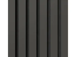 Akustikpaneel Lino Iron MDF Schwarz Filz Schwarz 60 cm x 60 cm 2 Stück