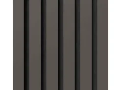 Akustikpaneel Lino Mauve MDF Schwarz Filz Schwarz 60 cm x 60 cm 2 Stück