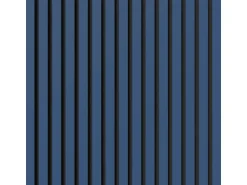 Akustikpaneel Lino Midnight Blue MDF Schwarz Filz Schwarz 60 cm x 120 cm 2 Stück