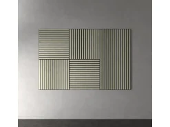 Akustikpaneel Lino Mushroom MDF Schwarz Filz Schwarz 60 cm x 120 cm 2 Stück