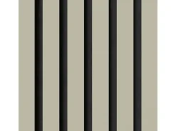 Akustikpaneel Lino Mushroom MDF Schwarz Filz Schwarz 60 cm x 120 cm 2 Stück