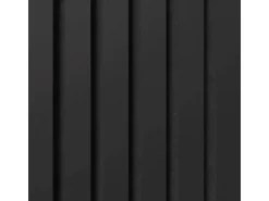 Akustikpaneel Lino Nero MDF Schwarz Filz Schwarz 60 cm x 120 cm 2 Stück