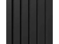 Akustikpaneel Lino Nero MDF Schwarz Filz Schwarz 32 cm x 240 cm 2 Stück