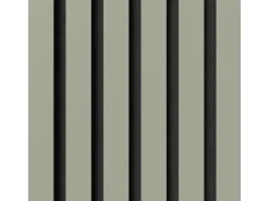 Akustikpaneel Lino Pebble MDF Schwarz Filz Schwarz 60 cm x 120 cm 2 Stück