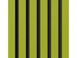Akustikpaneel Lino Spring Green MDF Schwarz Filz Schwarz 60 cm x 60 cm 2 Stück