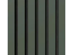 Akustikpaneel Linoleum Conifer MDF Schwarz Filz Schwarz 60 cm x 240 cm