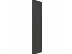 Akustikpaneel Linoleum Iron MDF Schwarz Filz Schwarz 60 cm x 300 cm