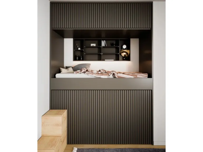 Akustikpaneel Linoleum Iron MDF Schwarz Filz Schwarz 60 cm x 300 cm