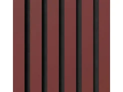 Akustikpaneel Linoleum Salsa MDF Schwarz Filz Schwarz 60 cm x 300 cm