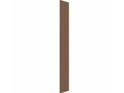 Akustikpaneel Mahagoni MDF Schwarz Filz Schwarz 32 cm x 240 cm 2 Stück FSC®