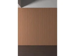 Akustikpaneel Mahagoni MDF Schwarz Filz Schwarz 32 cm x 240 cm 2 Stück FSC®