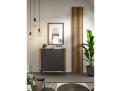 Akustikpaneel Silence Anthrazit/Artisan 80 cm x 40 cm x 2 cm 3er-Set