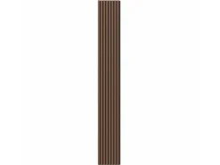 Akustikpaneel Walnuss MDF Schwarz Filz Schwarz 32 cm x 240 cm 2 Stück FSC®